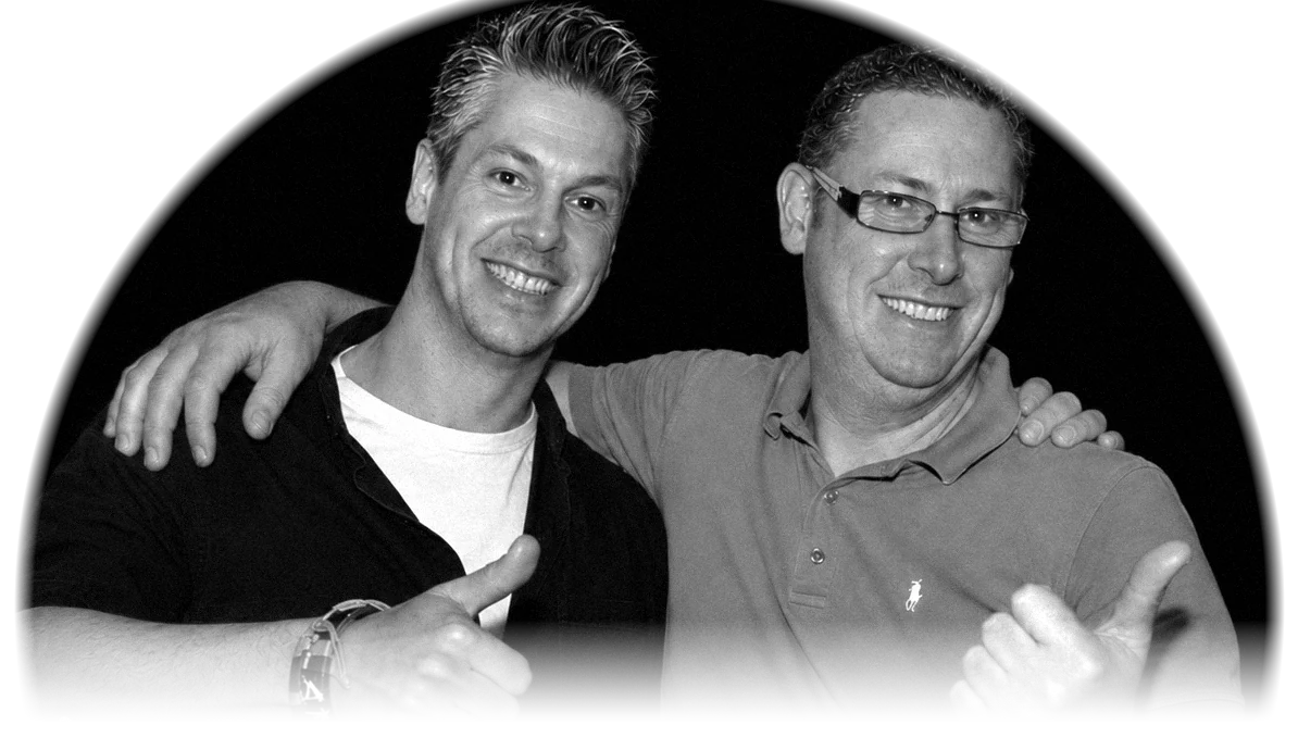 DJ Keanu (links) en DJ Rob Roest (rechts)